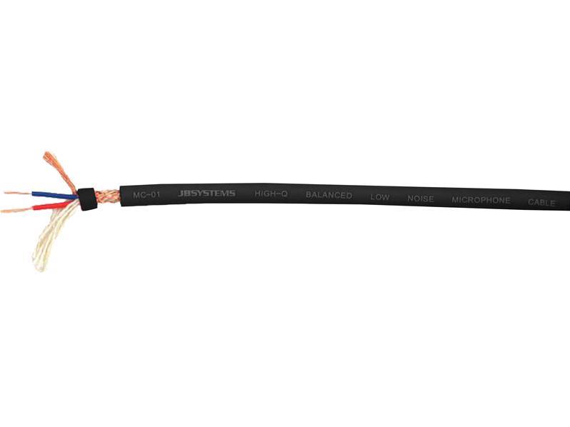 JB SYSTEMS MC-01 noir Câble micro symétrique - noir - bobine:100m