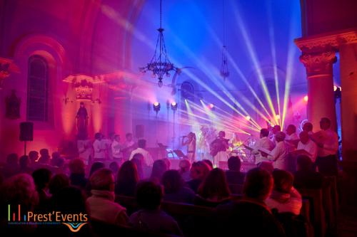 Sonorisation &eacute;clairage - spectacle vivant son et lumi�re &eacute;glise nord pas de calais r&eacute;gie technique concert live chorale