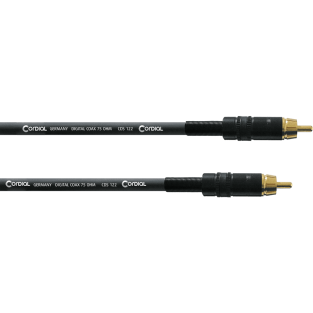 Cordial CPDS1CC câble audio numérique coaxial spdif RCA mâle / mâle - 1m
