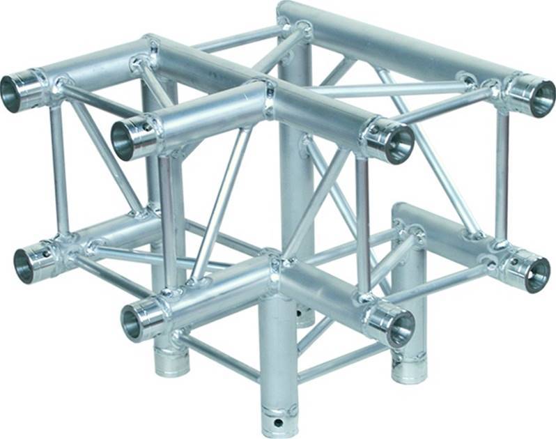 ASD ASZ 31 (Sans kit de jonction) Structure Alu Quatro 290, 3 directions cornière 90° 90°