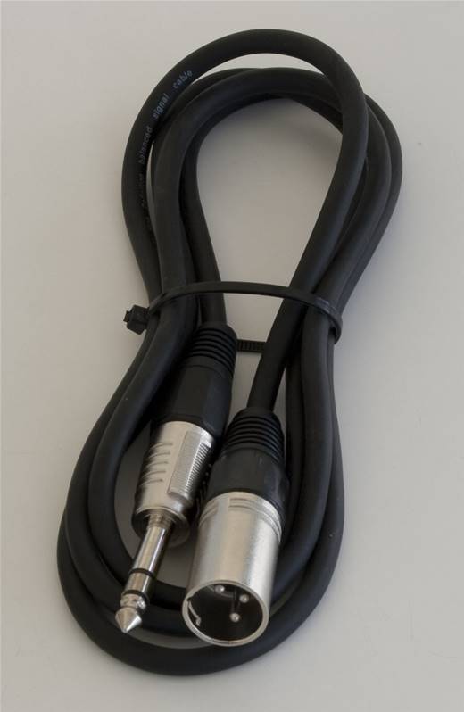 HILEC SJXM-1M5 Câble audio assemblé, XLRm+jack stéréo 1,5m
