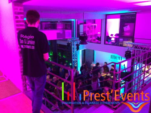 Prestation Son & Lumi�re // Inauguration B�timent