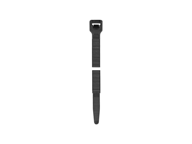 Colliers noirs - Attaches autobloquantes polyamide 300 x 4.6 mm - sachet de 100