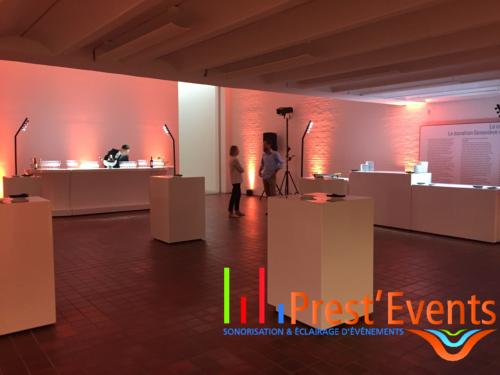 Prestation Son & Lumi�re Sonorisation du site Mise en lumi�re R&eacute;gie Technique prestevents prest'events lille nord prestataire professionnel cocktail entreprise