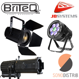 location projecteur scénique led par découpe fresnel led magasin sono lille seclin lens douai arras