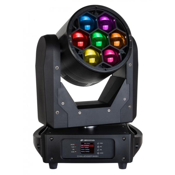 JB SYSTEMS CHALLENGER WASH Lyre LED 7x 40W RGBW Pixel Zoom 5° à 60° 