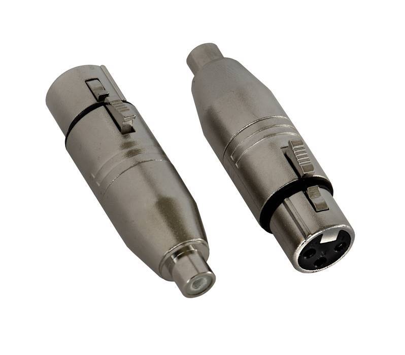 JB SYSTEMS Adaptateur RCAf/XLRf Adaptateur RCA femelle - XLR femelle