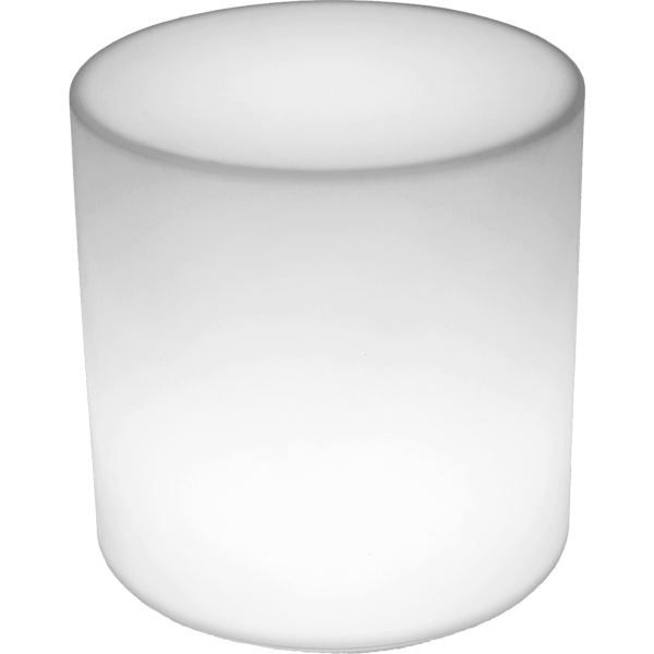 Cylindre de décoration lumineuse LED RGB - 40 cm - Mobilier lumineux