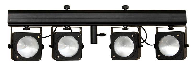 JB SYSTEMS COB-4BAR Barre de 4 projecteurs Led 36W RGB COB + télécommande + malette de transport