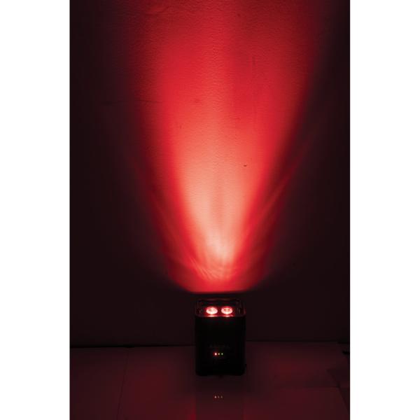 IBIZA Light BOX HEX4 Projecteur PAR LED RGBWA+UV 4x12W 25°sur batterie