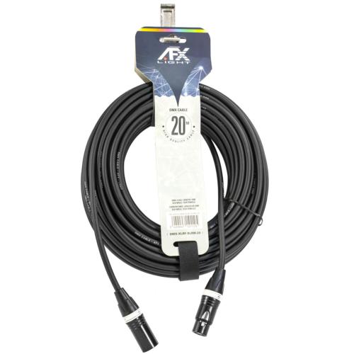 AFX Light Câble DMX XLR mâle / femelle 3 broches - longueur 20m