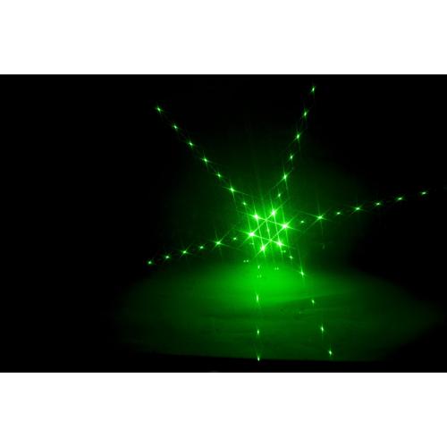 AFX Light DYNAMIC-LZR Jeux de lumière LED 3 en 1 : Gobo + Wash/Flash + Laser Rouge et Vert