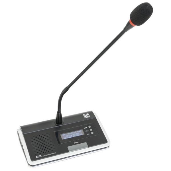 BST HTX-38D MICRO DELEGUE AVEC HAUT-PARLEUR INTEGRE POUR CENTRALE DE CONFERENCE UHF HTX-38R