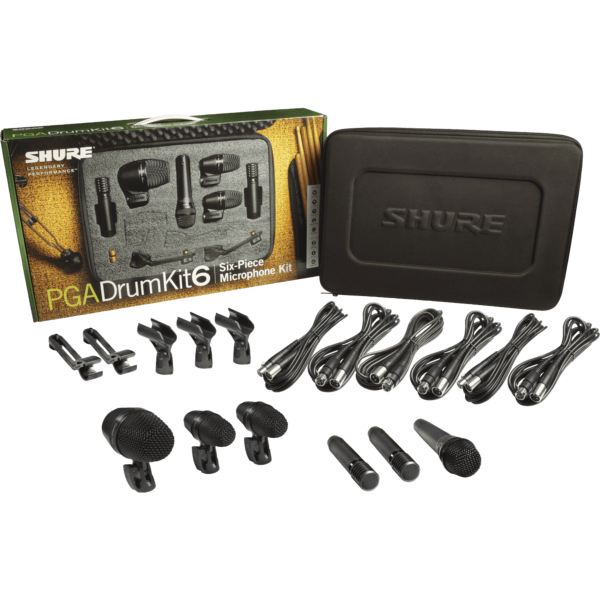 SHURE PGADRUMKIT6  Mallette 6 micros batterie