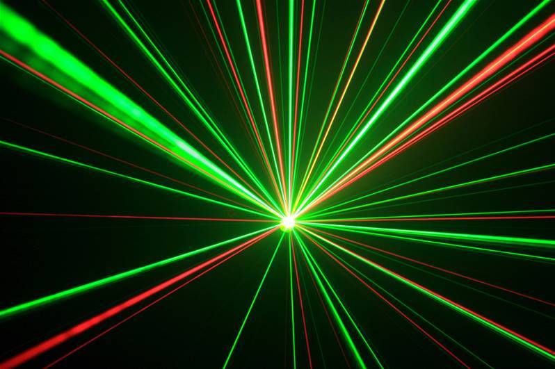 JB SYSTEMS micro STAR Laser Jeux de lumière DJ Effet Laser - 40mW vert + 100mW rouge