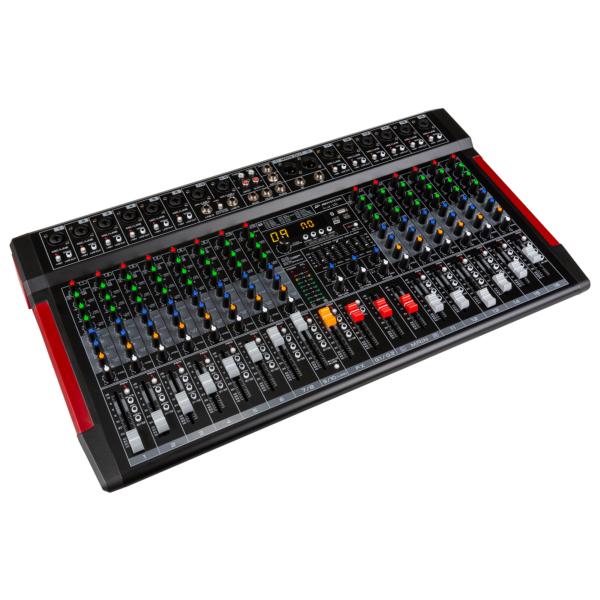 JB SYSTEMS LIVE-16 Table de mixage PA polyvalent dans un format compact et pratique, 16 entrées / 14 canaux