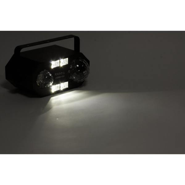 IBIZA Light COMBI-FX2 jeu de lumière 4 effets en 1  ASTRO, EFFET D'EAU, UV & STROBO
