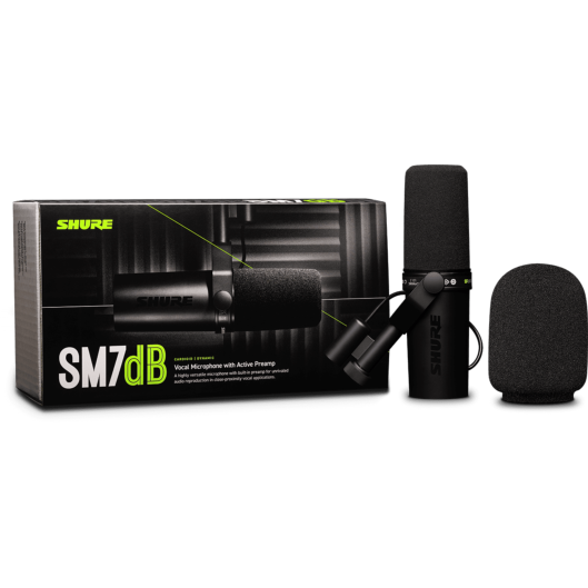 SHURE MV7-K - Micro dynamique de podcast version noire