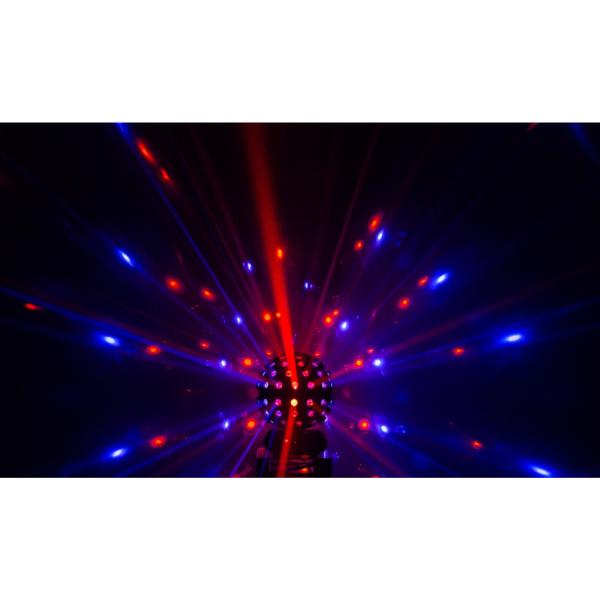 JB SYSTEMS LED GLOBE jeu de lumière disco effet faisceaux boule à facettes