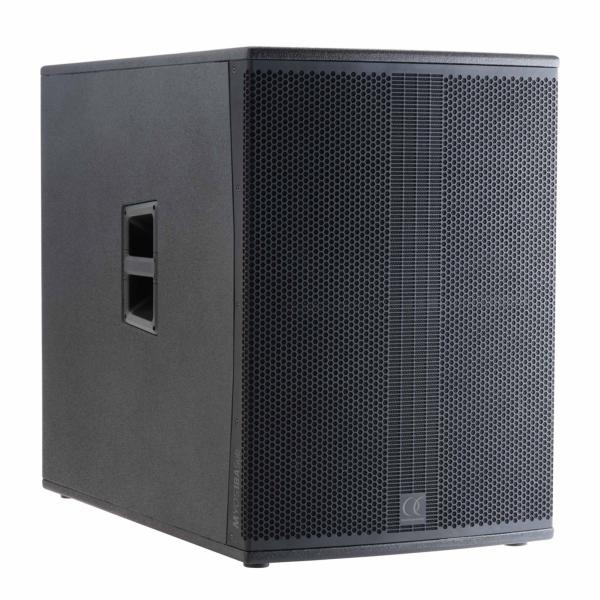 AUDIOPHONY Myos18ASub subwoofer Caisson de basses de 18" - Amplification 1000W RMS avec DSP - Finition bois