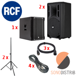 Location enceinte amplifiée active RCF HD 10-A