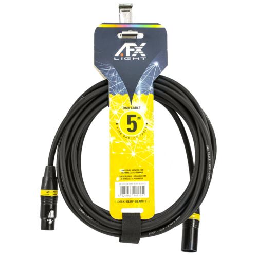 AFX Light Câble DMX XLR mâle / femelle 3 broches - longueur 05m