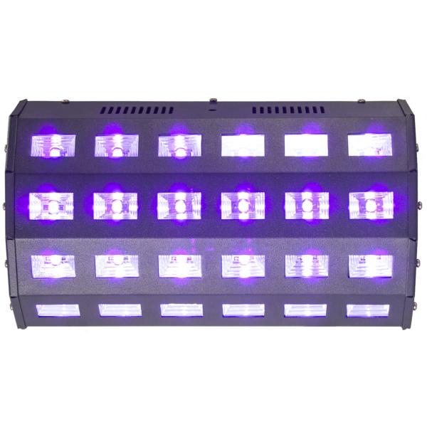 IBIZA Light LED-UV24  projecteur led uv lumière noire 24x 3W