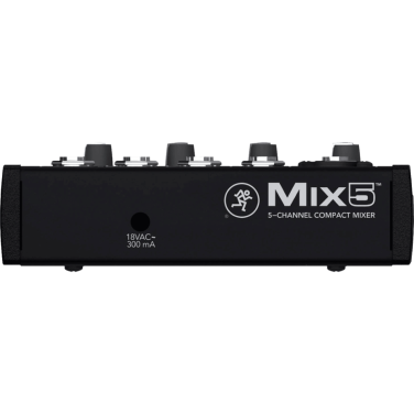 Mackie MIX5 table de mixage compacte 5 canaux 1 entrée micro + 2 entrées stéréo