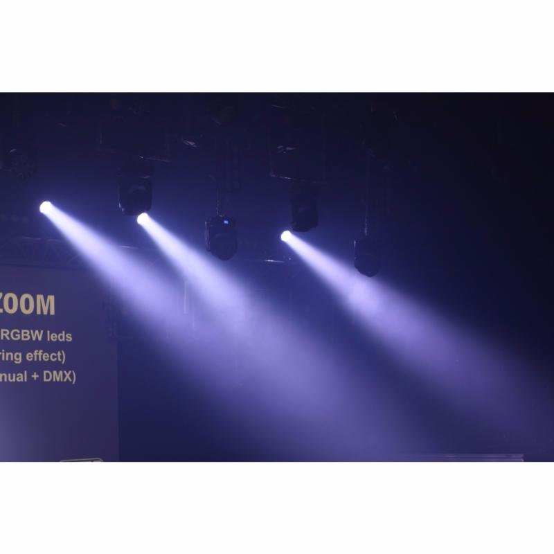 BRITEQ Pro Beamer Zoom MK5 Rental projecteur par led 7x 20W RGBW Zoom 8° à 40° IP65