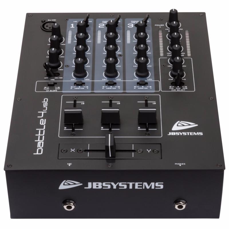 JB SYSTEMS BATTLE4 USB table mixage mixer DJ 4 voies 