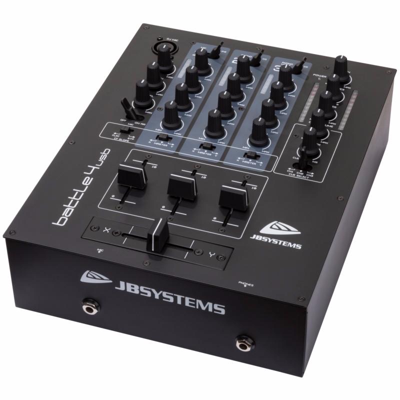 JB SYSTEMS BATTLE4 USB table mixage mixer DJ 4 voies 