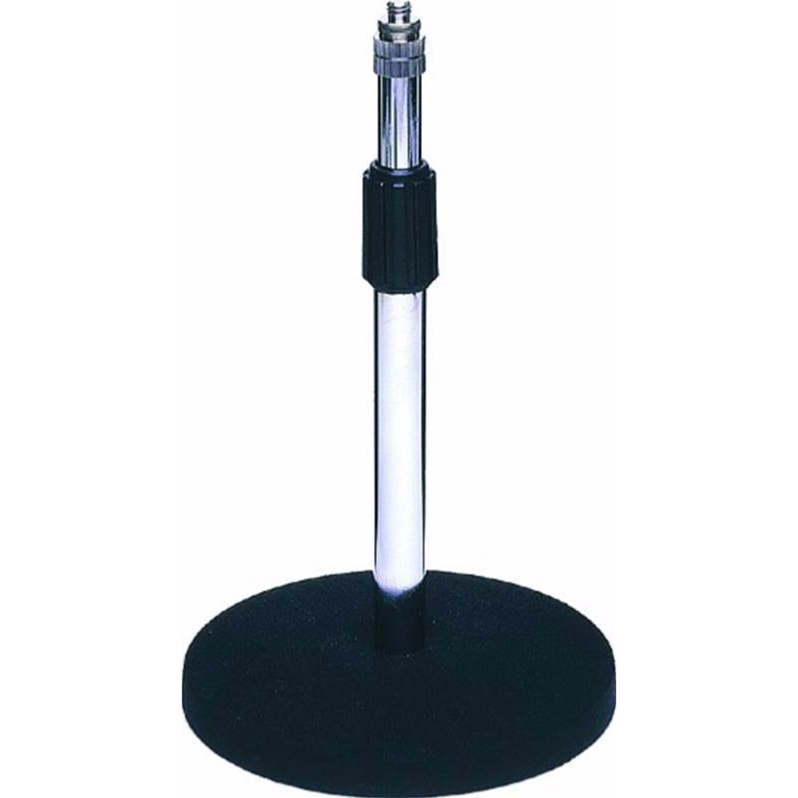 JB SYSTEMS JB55 Pied de table droit lourd pour micro, pas de vis:3/8"