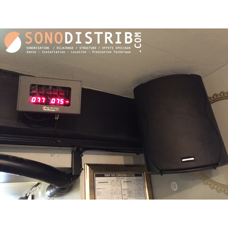 Installation Pose Sonorisation et Limiteur Sonore dans un Bar ambiance du Vieux Lille La Blonde sonodistrib vente location magasin sono nord arras lens enceinte ampli mixeur régie son limiteur acoustique