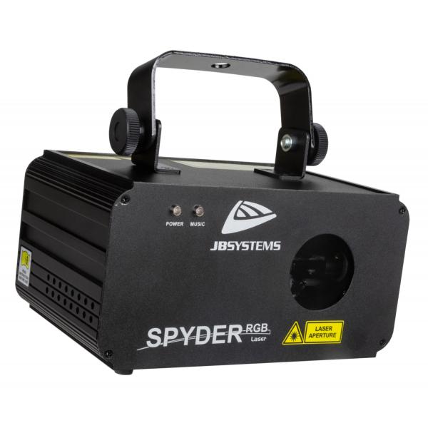 JB SYSTEMS SPYDER-RGB LASER Laser RVB (120mW rouge, 50mW vert, 300mW bleu)