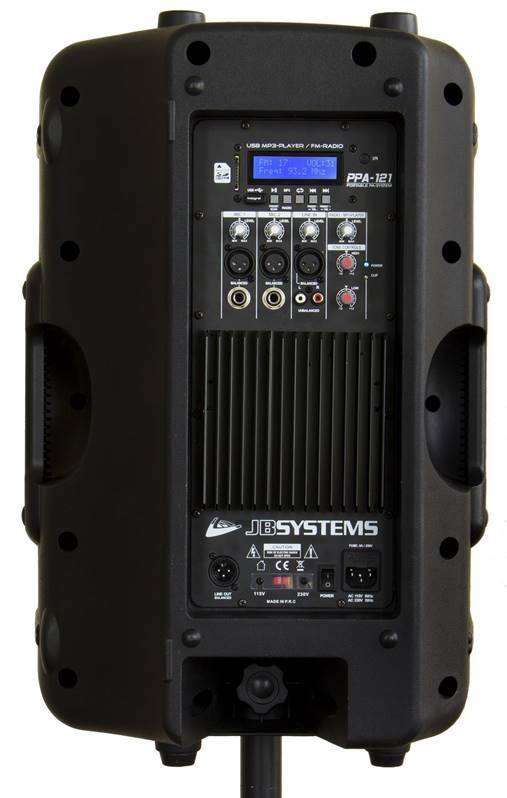 IBIZA Sound PORT12VHF-MKII sono portable sur batterie 12 350W RMS micro  sans fil usb mp3