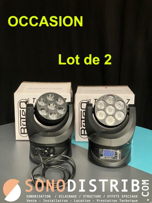 🚨DESTOCKAGE🚨 Modèle d'exposition - occasion  🚨 ✅ Lot de 2x BRITEQ TORNADO 7 Projecteur Lyre Wash Beam Led 7x 15W RGBW (article discontinué) - Machine à fumée DMX 3000W ✅ Tarif : 600€ TTC - TVA 20% (au lieu de1398€ TTC prix public conseillé neuf complet) - Prix non négociable ✅ Matériel d'occasion, Bon état général, Parfait état de fonctionnement ✅ Pas de vente à distance, pas d'expédition, pas de réservation : 1ier arrivé = 1ier servi  #sonodistrib #destockage #occasion #Braderie #briteq #sonorisation #sonopro #sono #eclairageled #djsetup #Lille #nordpasdecalais #hautsdefrance #projecteur #ProjecteurLED #movinhead #movingheads #movingheadlights #movingheadlighting #EnceintePortable #enceintebluetooth #audiovisuel #MachineAFumee #briteq #lumierenoire #UV #soireefluo #fluoparty #decoupeled #antari #tornado7  https://www.sonodistrib.com/destockage_materiel_pack_sono_pas_cher.htm