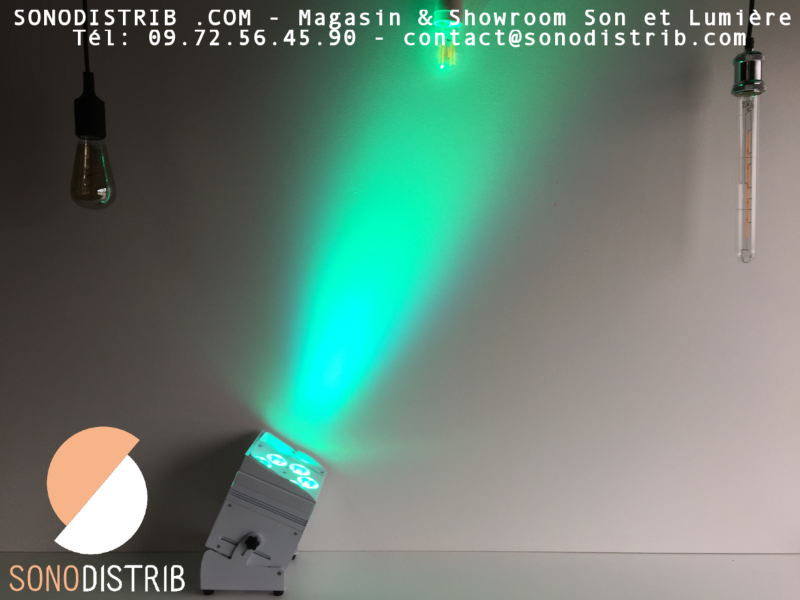 JB SYSTEMS ACCU COLOR PAR LED 6x 10W RGBWA sur batterie