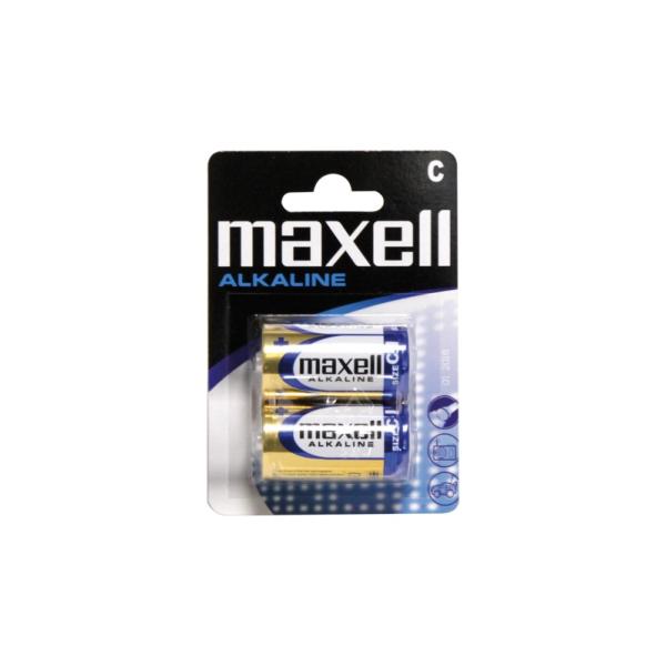 MAXELL Piles alcalines LR14MA 1,5V Ø26,2 H 50 C (blister de 2)